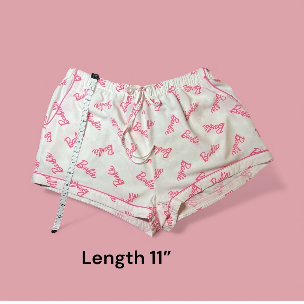 Forever 21, Barbie Logo Print Teen’s Large Pink and White Sleepwear. - Picture 12 of 15